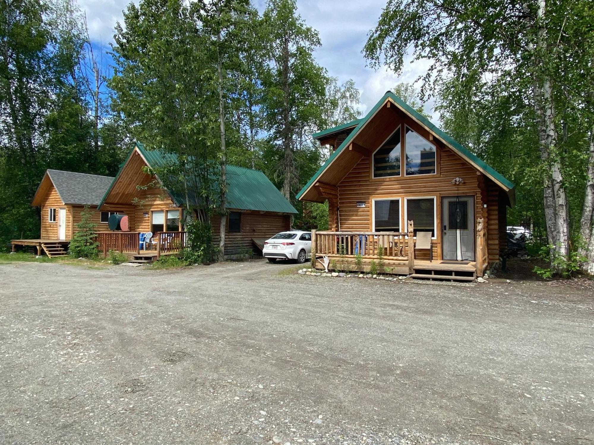 Talkeetna Log Cabin With Hot Tub Unit 1 빌라 외부 사진