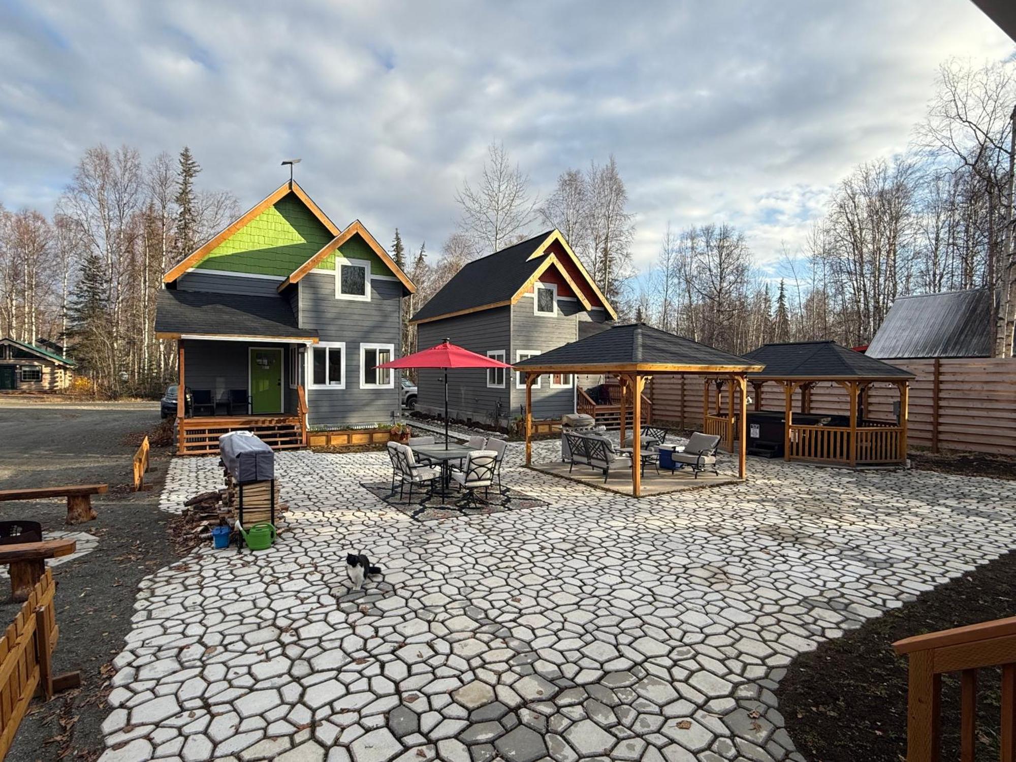 Talkeetna Log Cabin With Hot Tub Unit 1 빌라 외부 사진