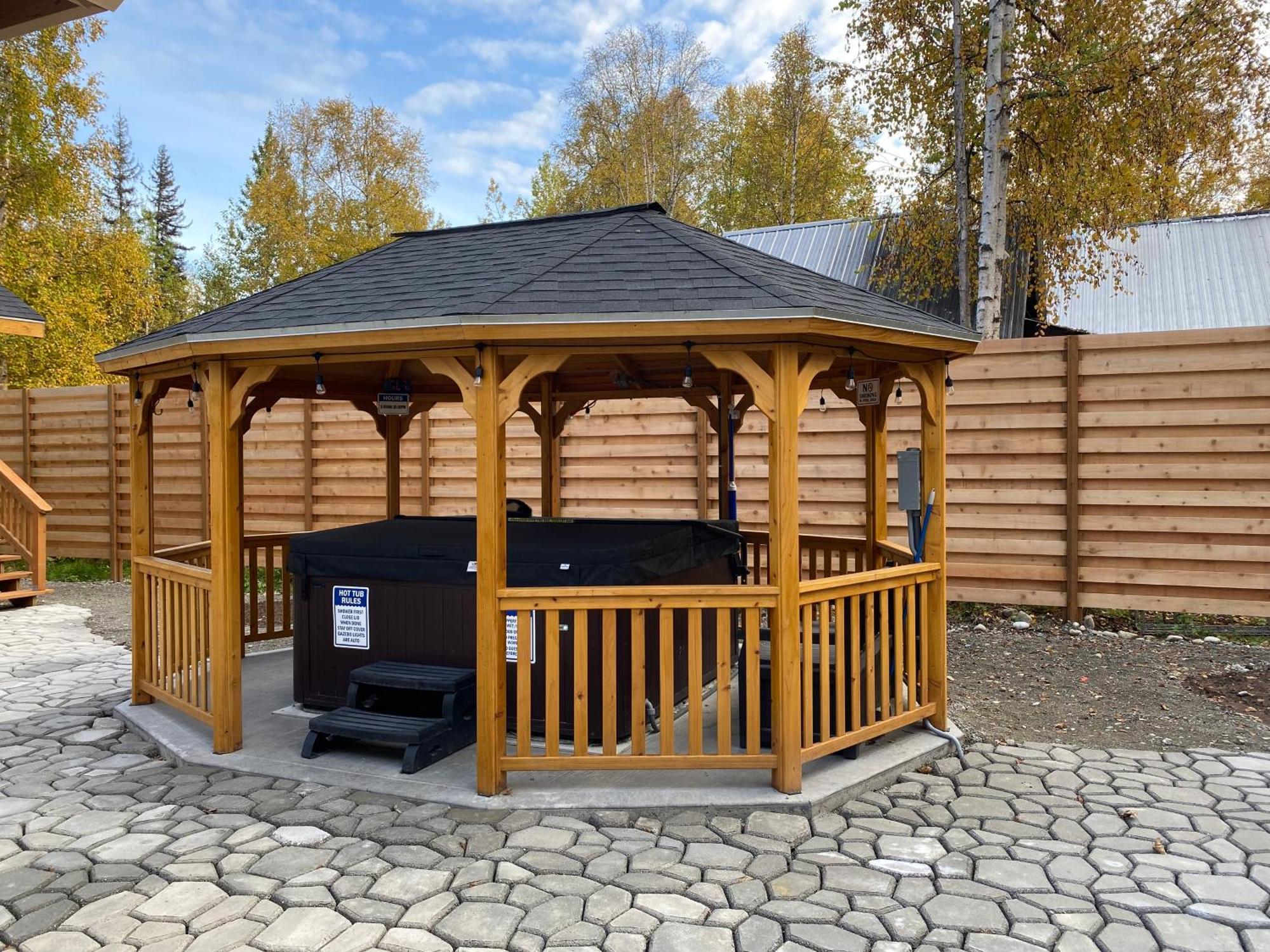 Talkeetna Log Cabin With Hot Tub Unit 1 빌라 외부 사진