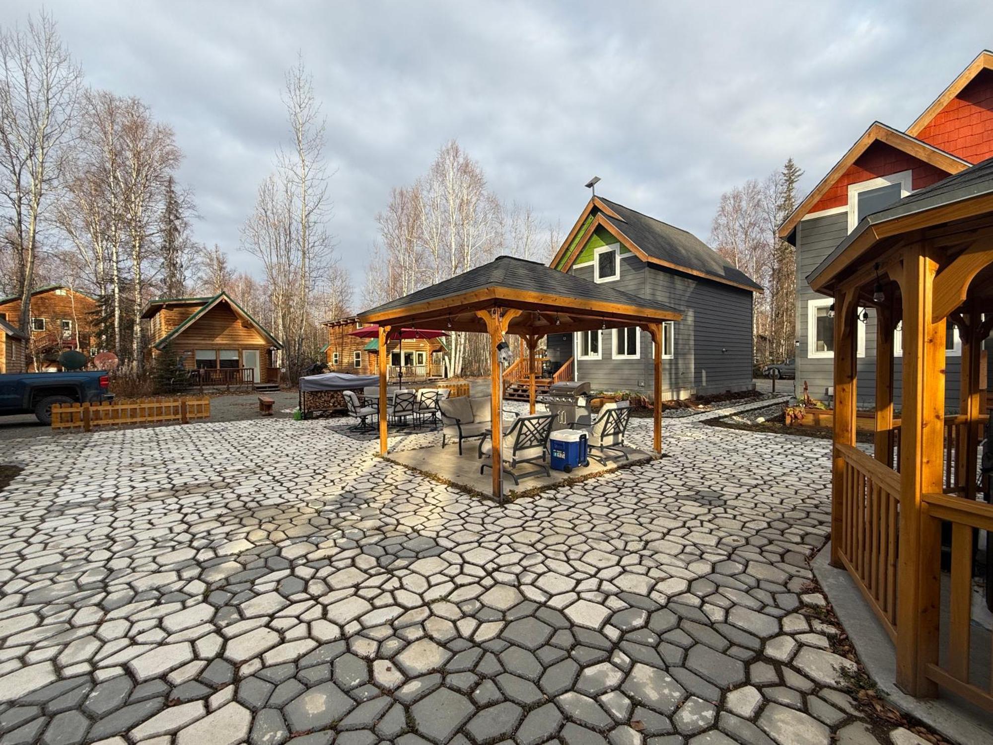 Talkeetna Log Cabin With Hot Tub Unit 1 빌라 외부 사진