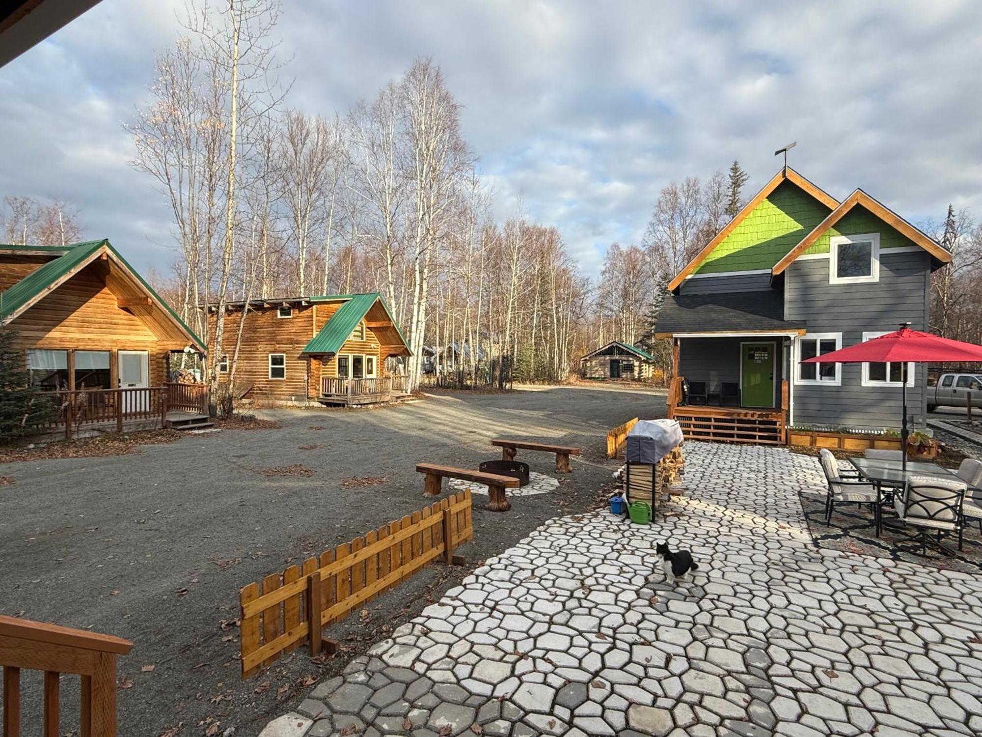 Talkeetna Log Cabin With Hot Tub Unit 1 빌라 외부 사진