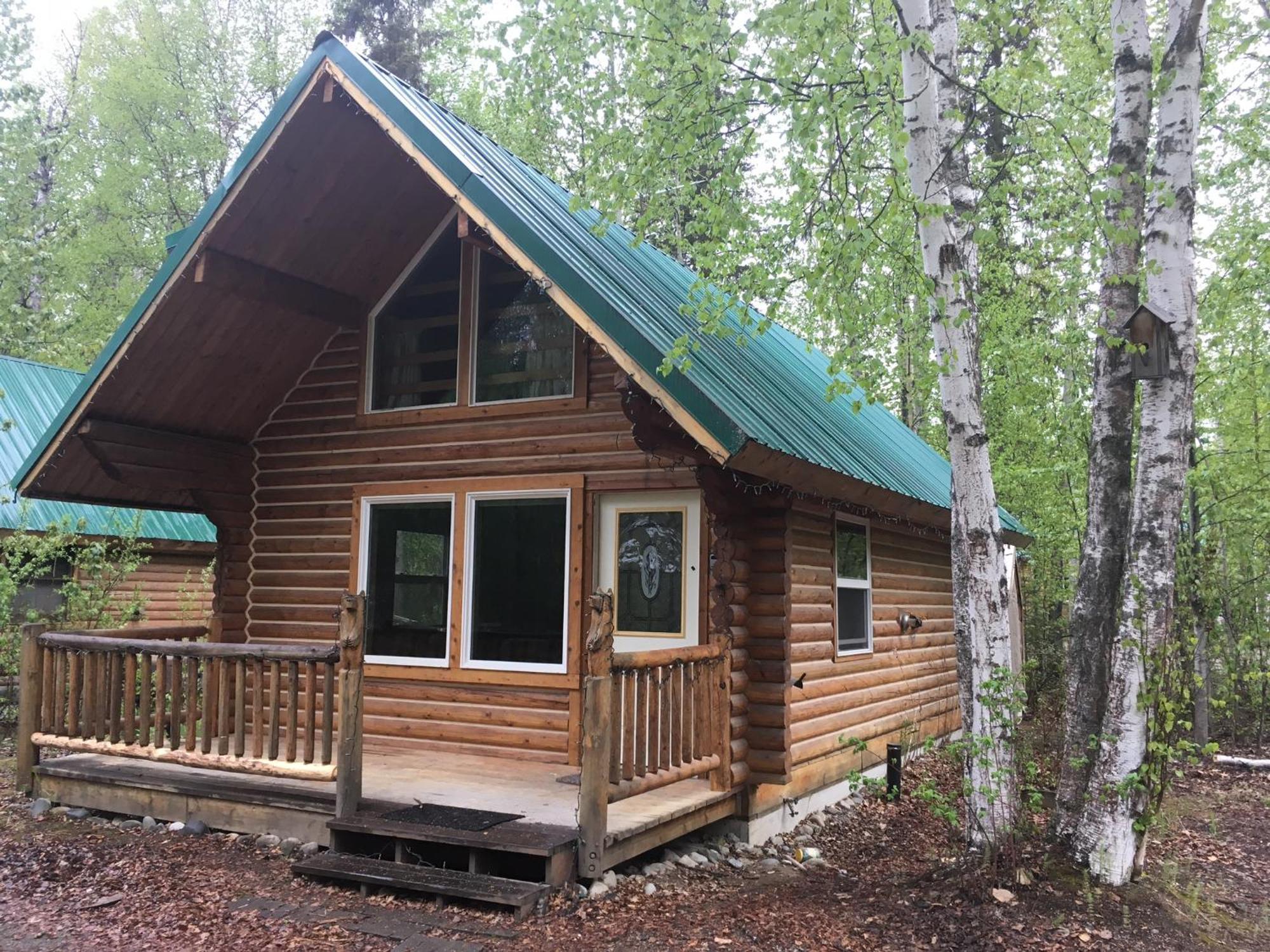 Talkeetna Log Cabin With Hot Tub Unit 1 빌라 외부 사진