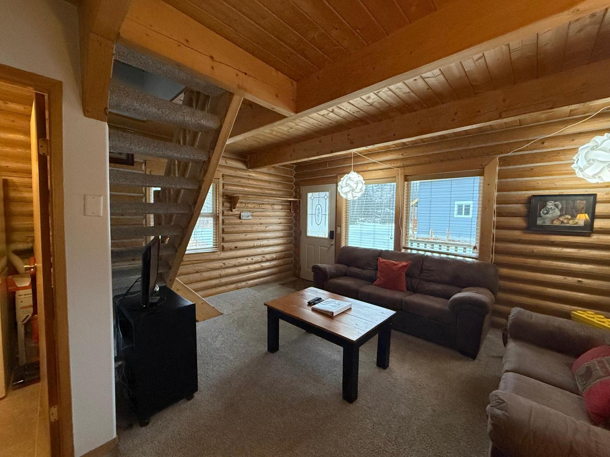 Talkeetna Log Cabin With Hot Tub Unit 1 빌라 외부 사진